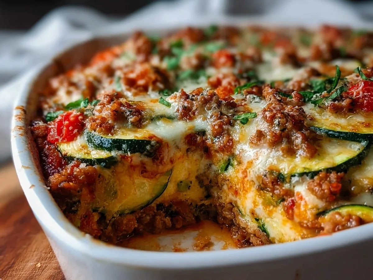 Ground Turkey Zucchini Casserole - Image 1