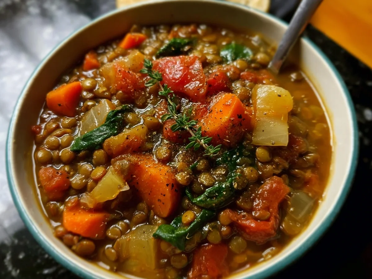 Hearty Lentil Stew | High Protein Comfort Meal - Image 1