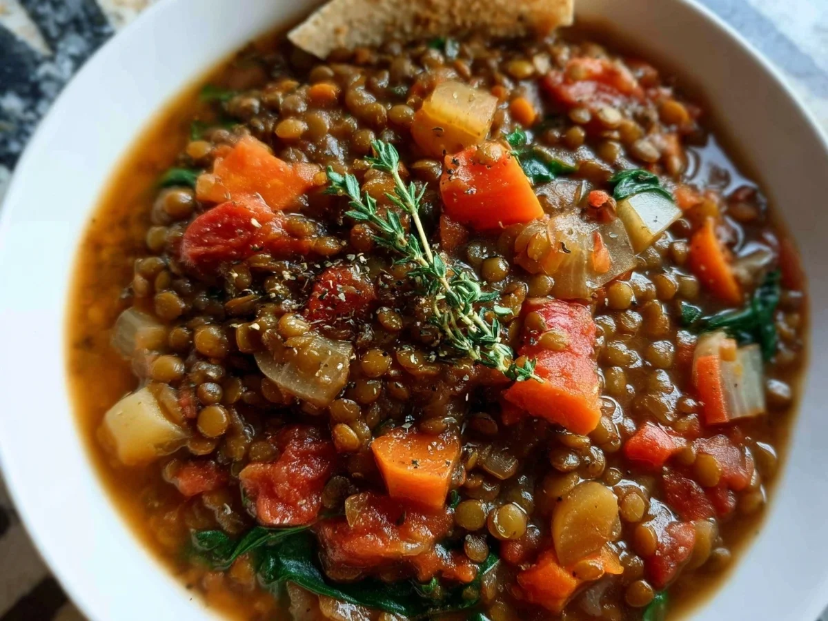 Hearty Lentil Stew: Protein-Packed Dinner - Image 1