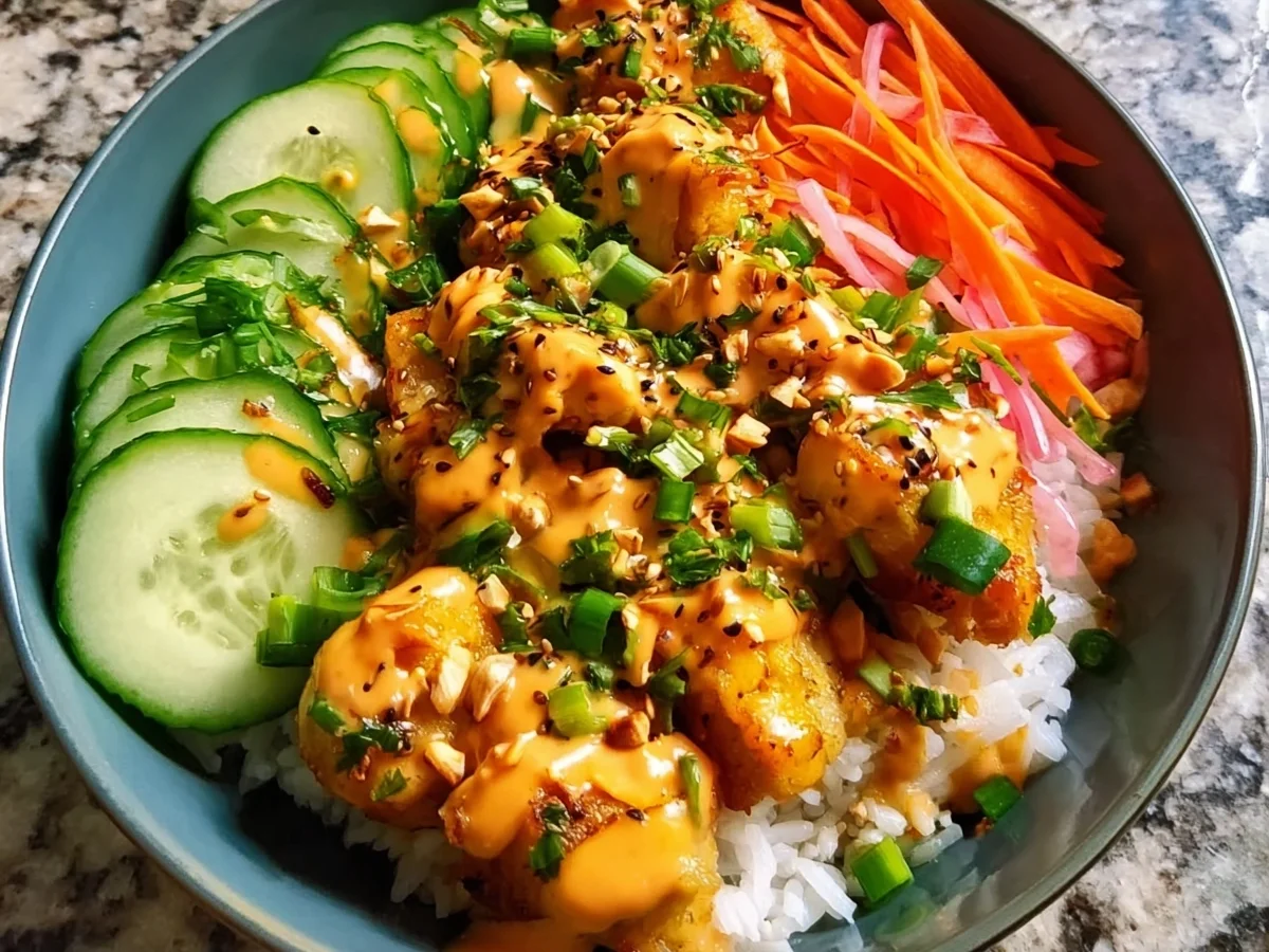 High-Protein Bang Bang Chicken Bowl - Image 1