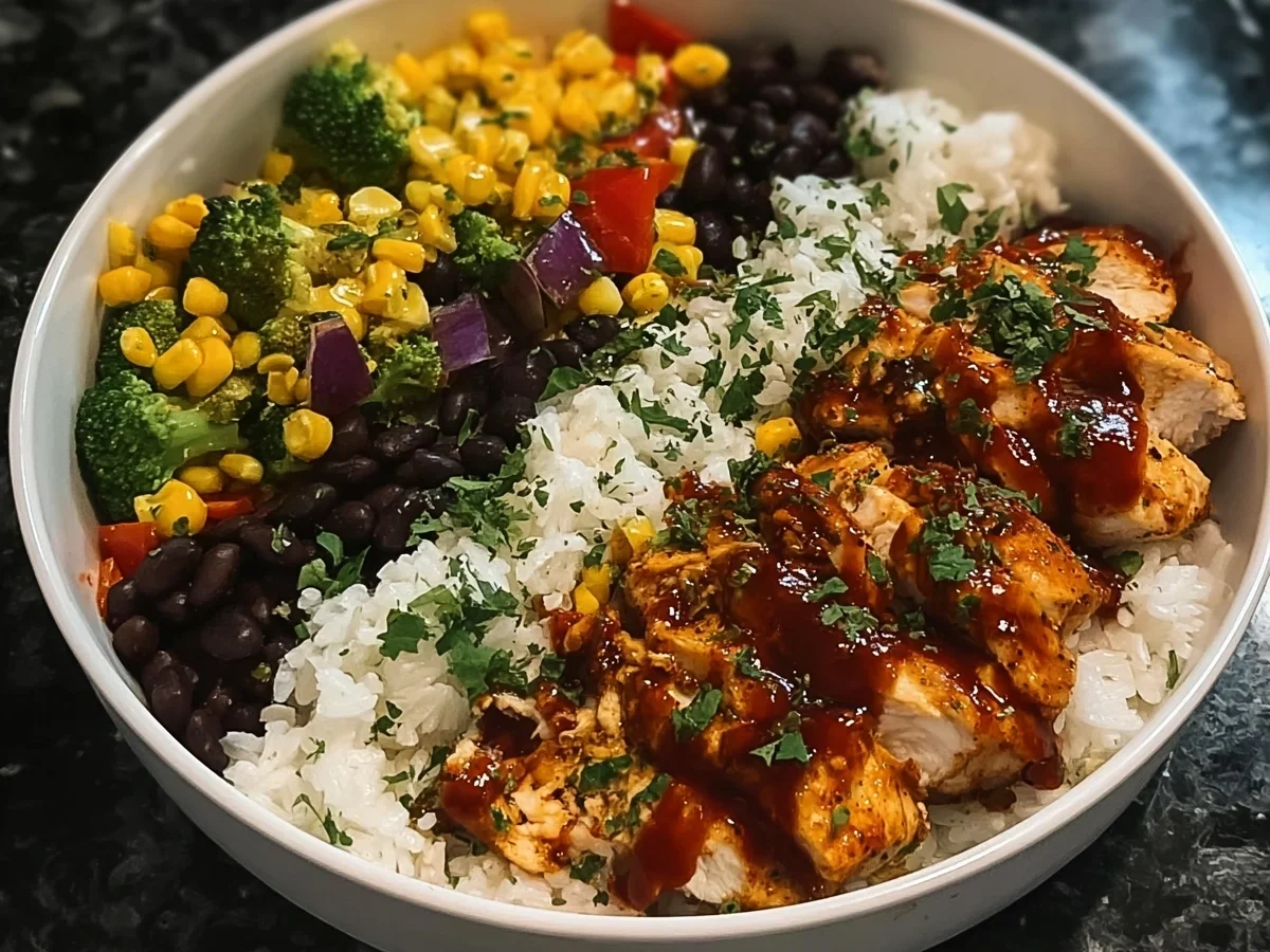 High Protein BBQ Ranch Chicken Bowl - Image 2
