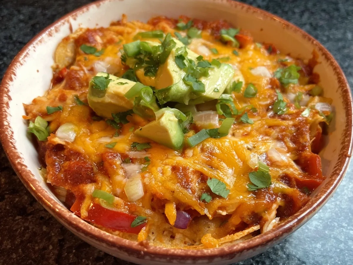 High Protein Cottage Cheese Enchilada Bowl - Image 1