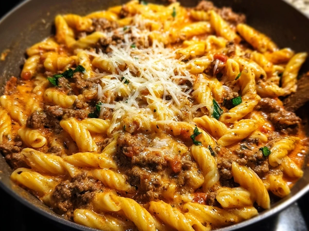 High Protein Creamy Beef Pasta - Image 1