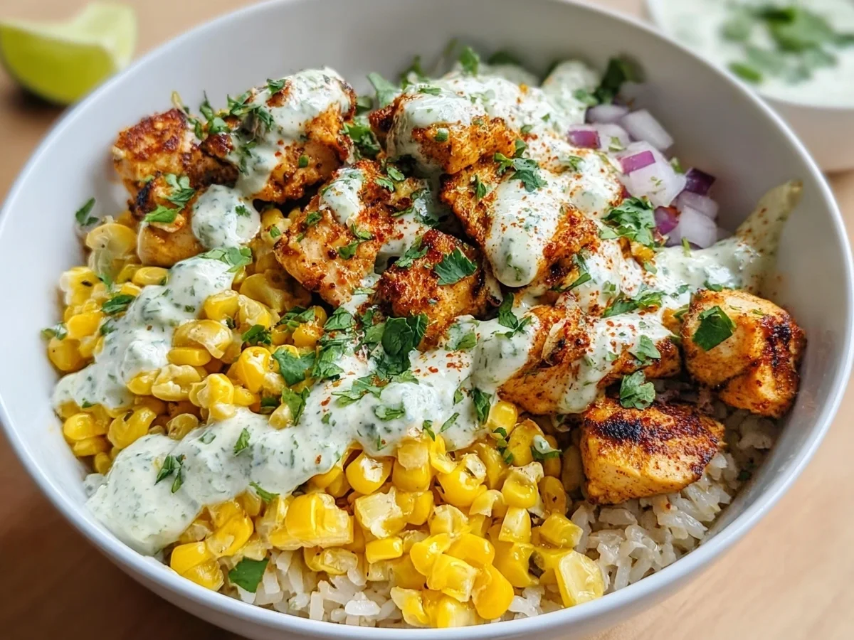 High-Protein Street Corn Chicken Bowls - Image 2