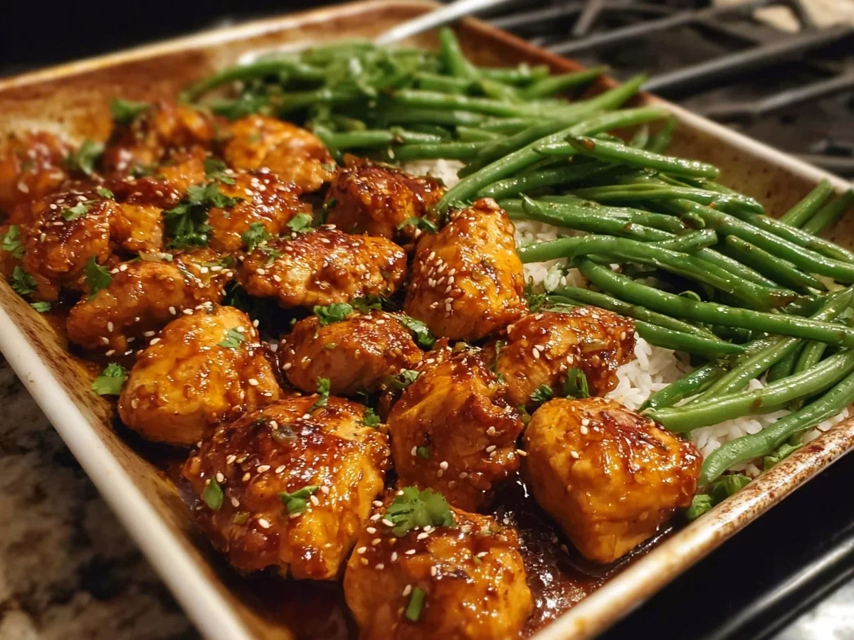 Honey Garlic Chicken & Green Beans - Image 1