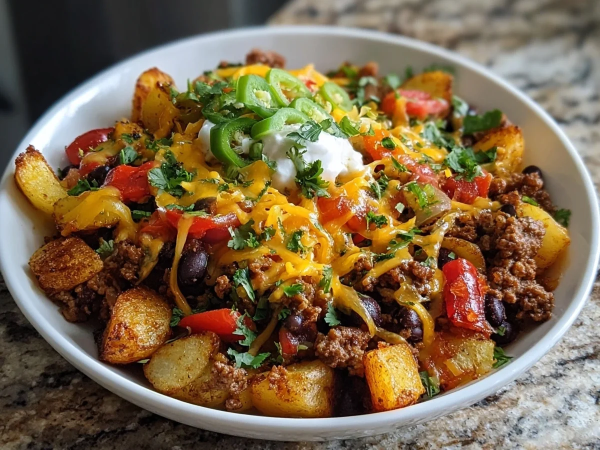 Loaded Potato Taco Bowl - High-Protein Meal Prep - Image 1