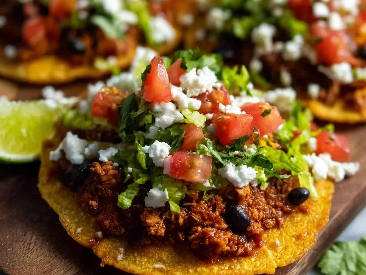 Low Calorie Tostadas | Quick High Protein Dinner - Image 1
