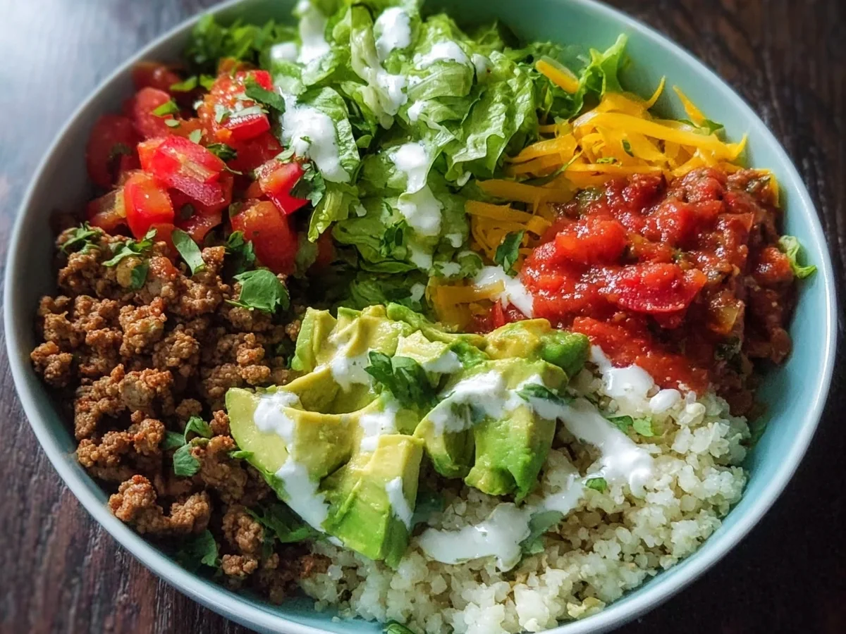 Low Carb Burrito Bowl: Protein-Packed Meal Prep - Image 1