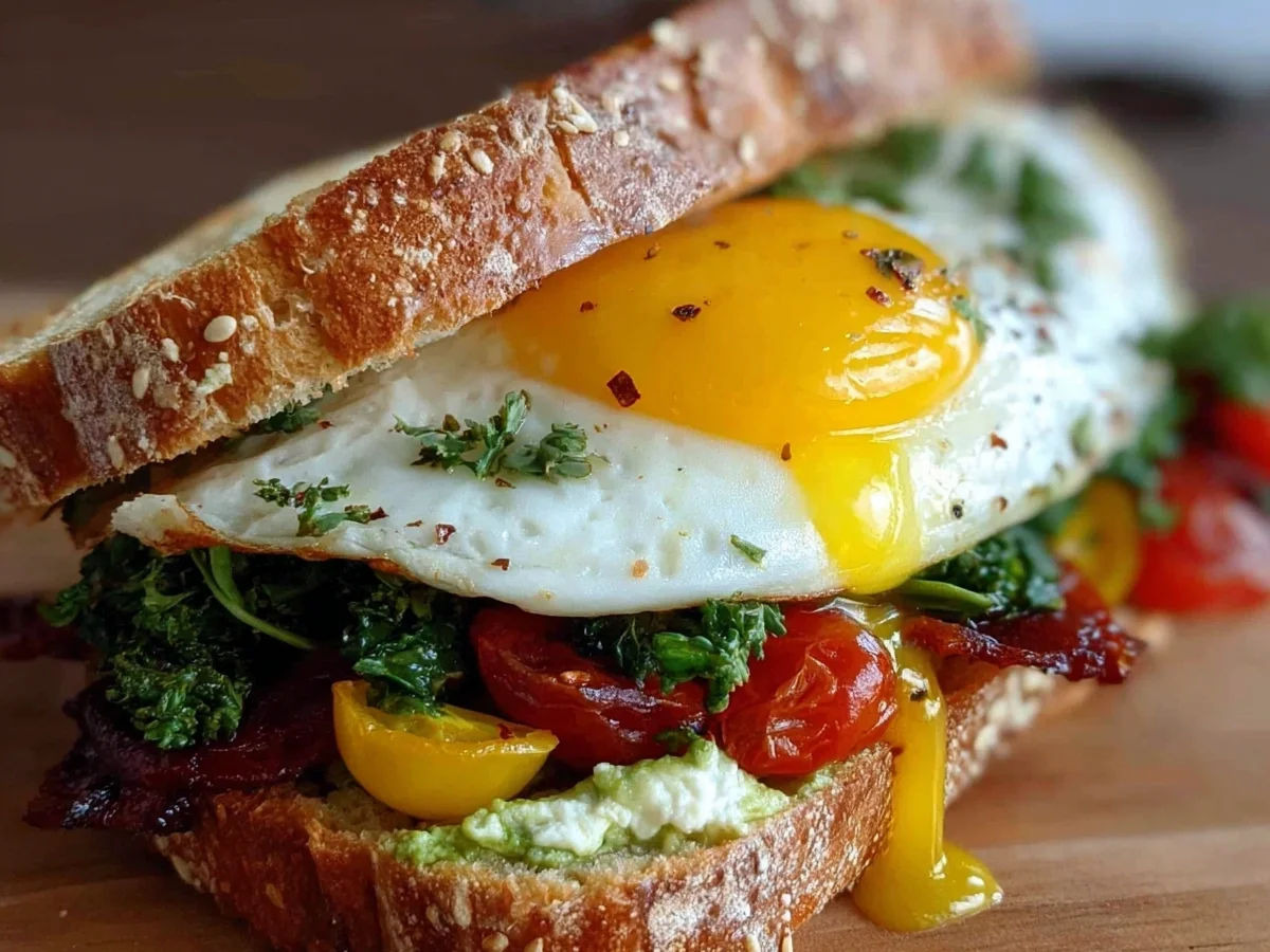 Mediterranean Breakfast Sandwich - Image 2