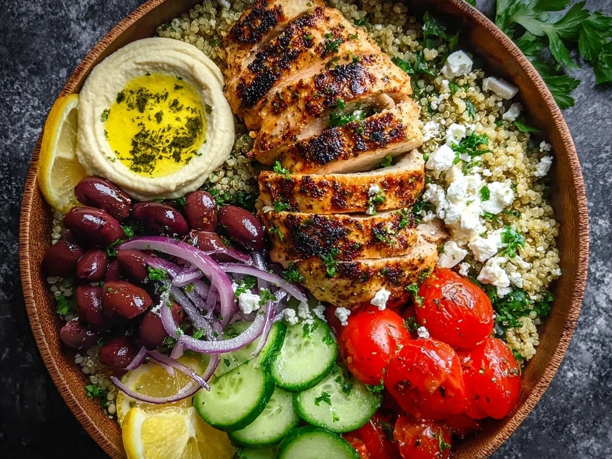 Mediterranean Chicken Bowl for Meal Prep - Image 2