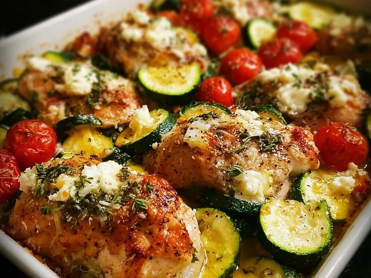 Mediterranean Chicken Zucchini Bake - Image 1