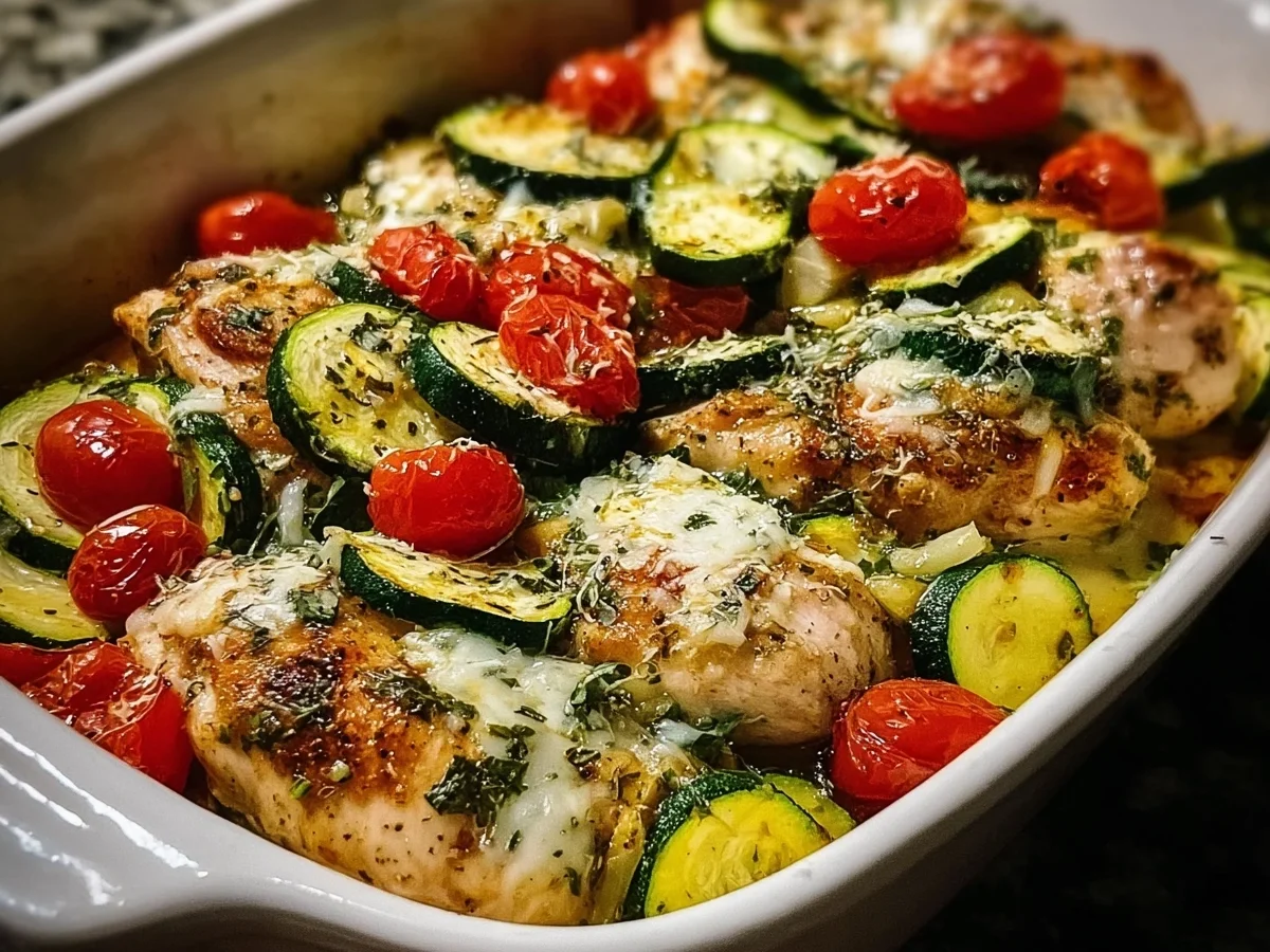 Mediterranean Chicken Zucchini Bake - Image 2