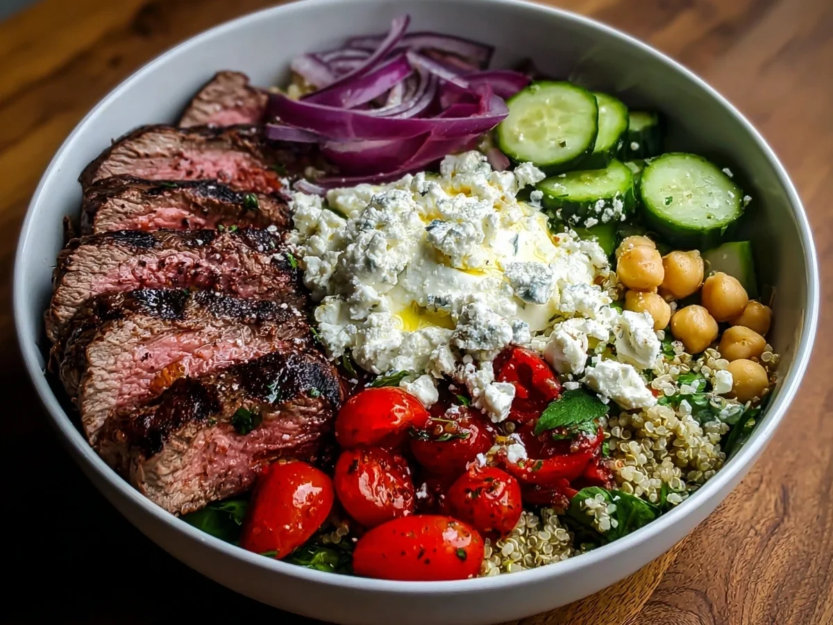 Mediterranean Steak Bowl: Protein Packed Dinner - Image 2