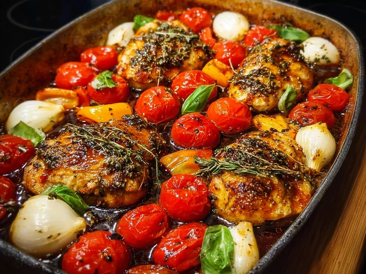 One Pan Balsamic Chicken Dinner - Image 1