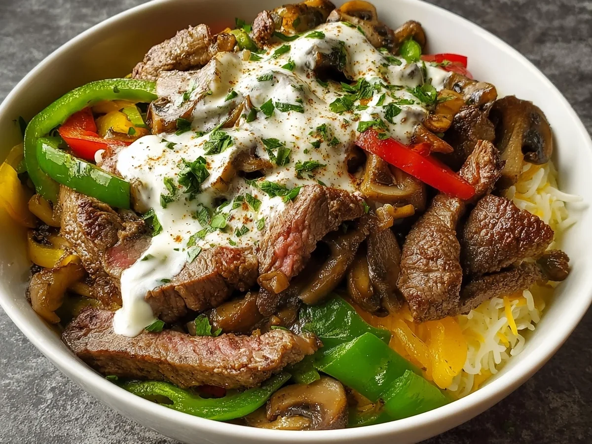Philly Cheesesteak Bowl | High Protein Low Carb - Image 1