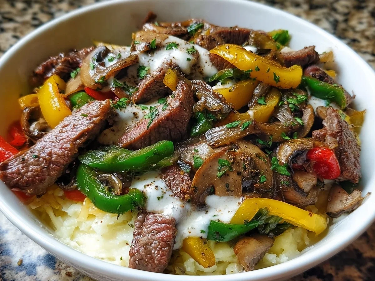Philly Cheesesteak Bowl | High Protein Low Carb - Image 2