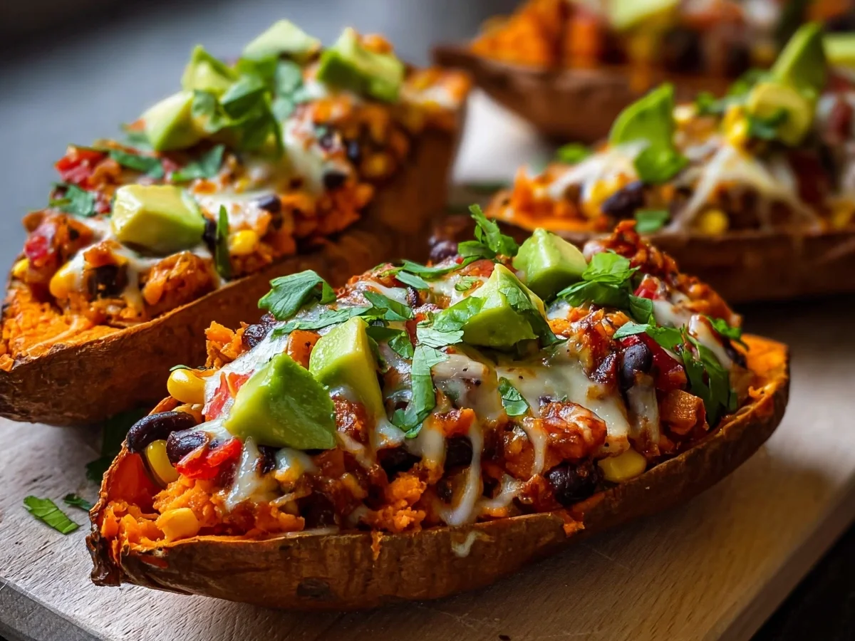 Protein Loaded Sweet Potato Boats - Image 1
