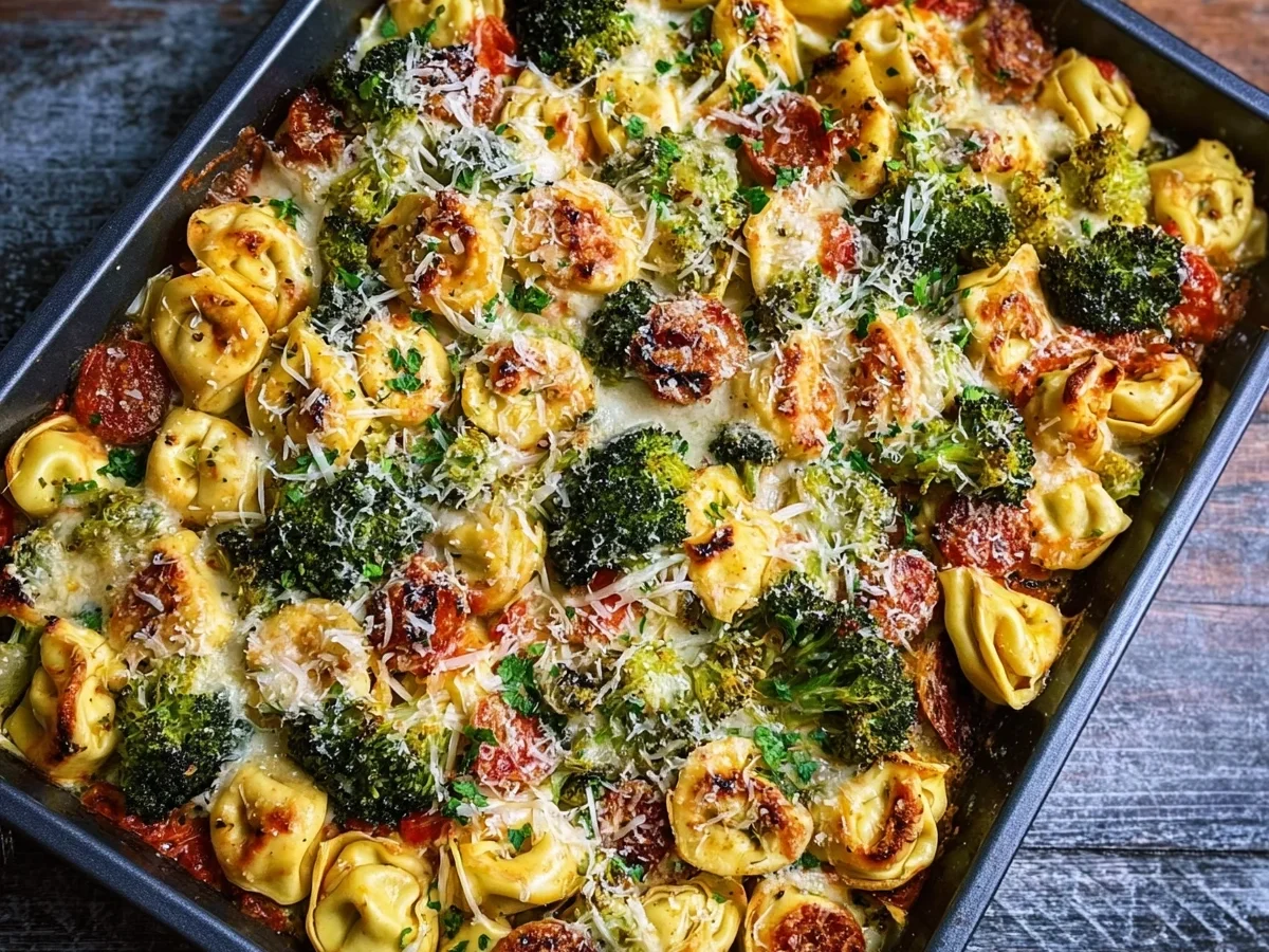 Sheet Pan Broccoli Tortellini Bake - Image 2
