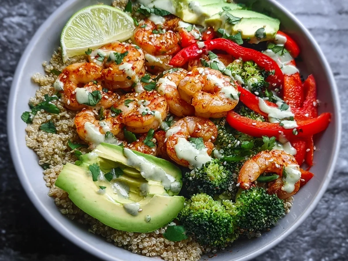 Shrimp Quinoa Bowl: High Protein Meal Prep - Image 2