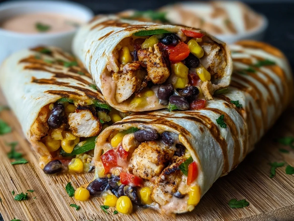 Southwest Chicken Wraps Ready in 20 Minutes - Image 1
