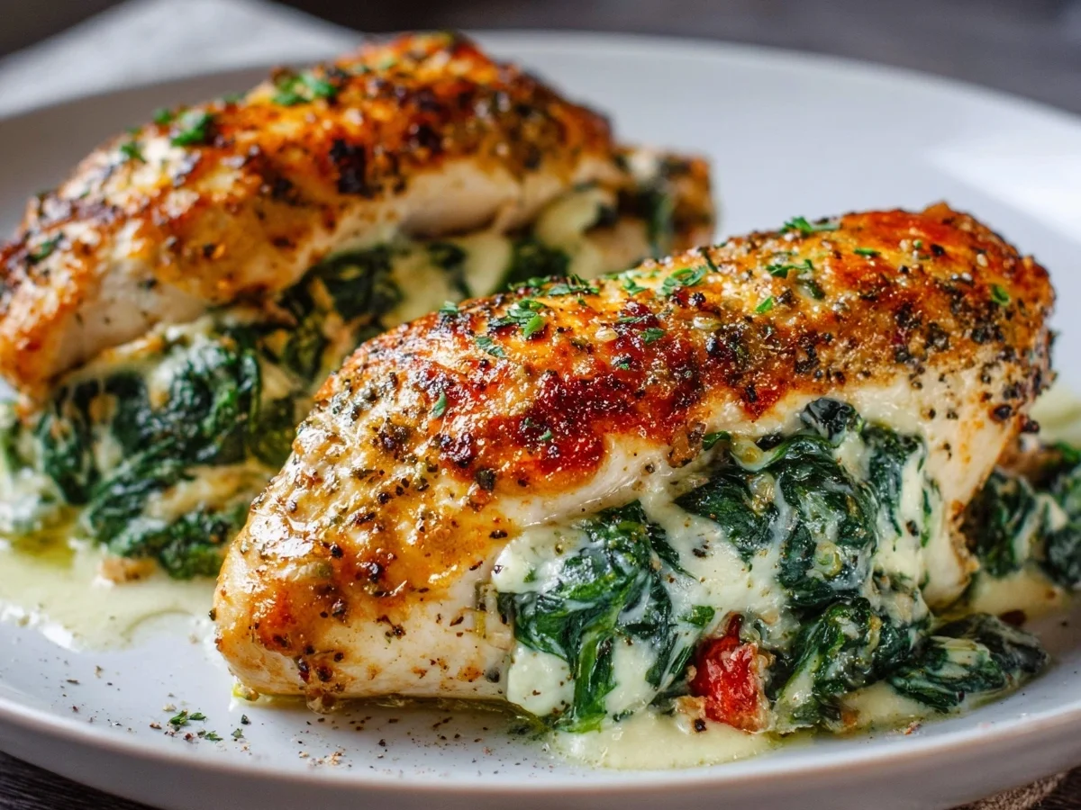 Spinach Stuffed Chicken Breast Recipe - Image 2