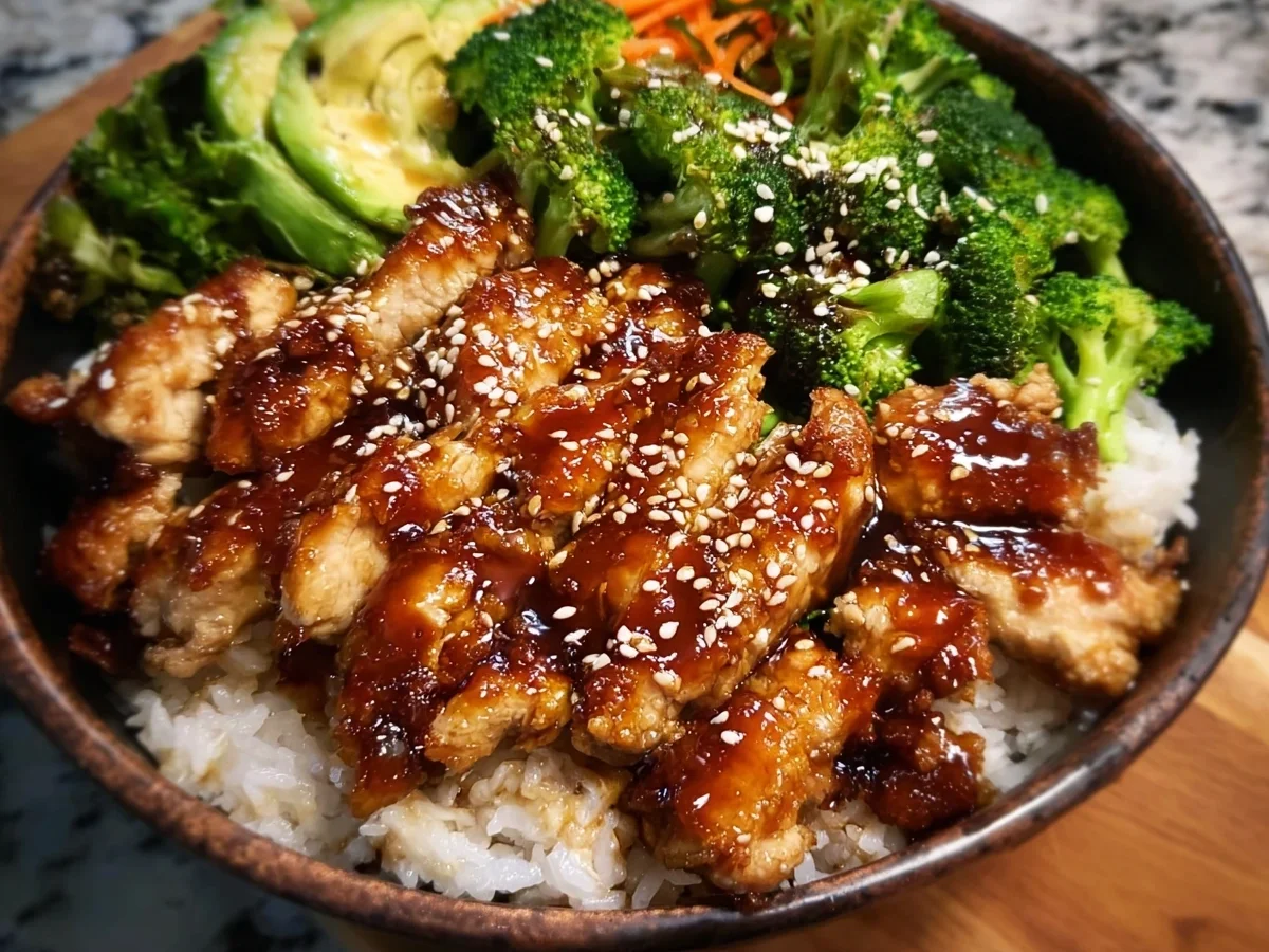 Sticky Chicken Bowls for Weeknight Dinner - Image 1