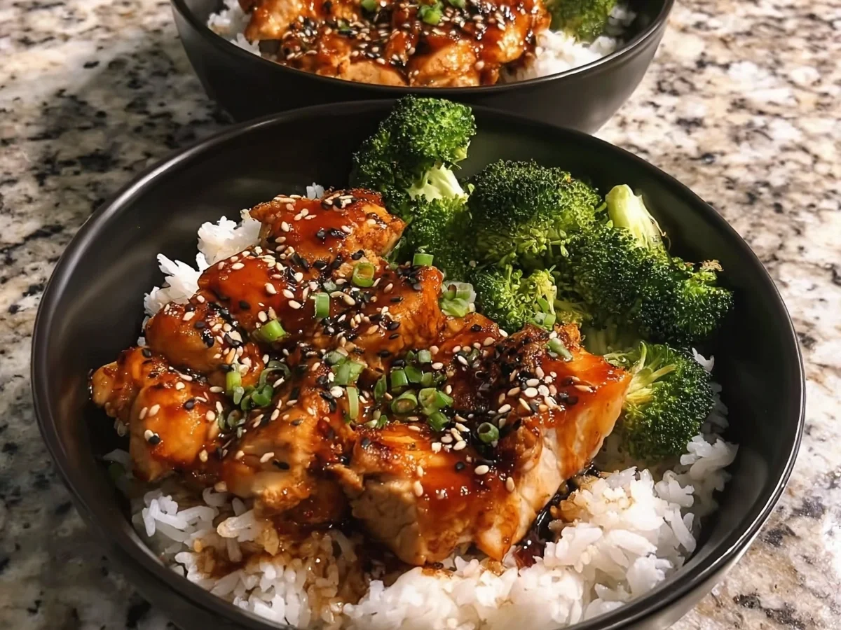 Sticky Chicken Rice Bowls for Meal Prep - Image 2