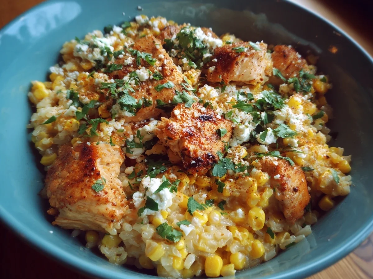 Street Corn Chicken Rice Bowl - Image 1