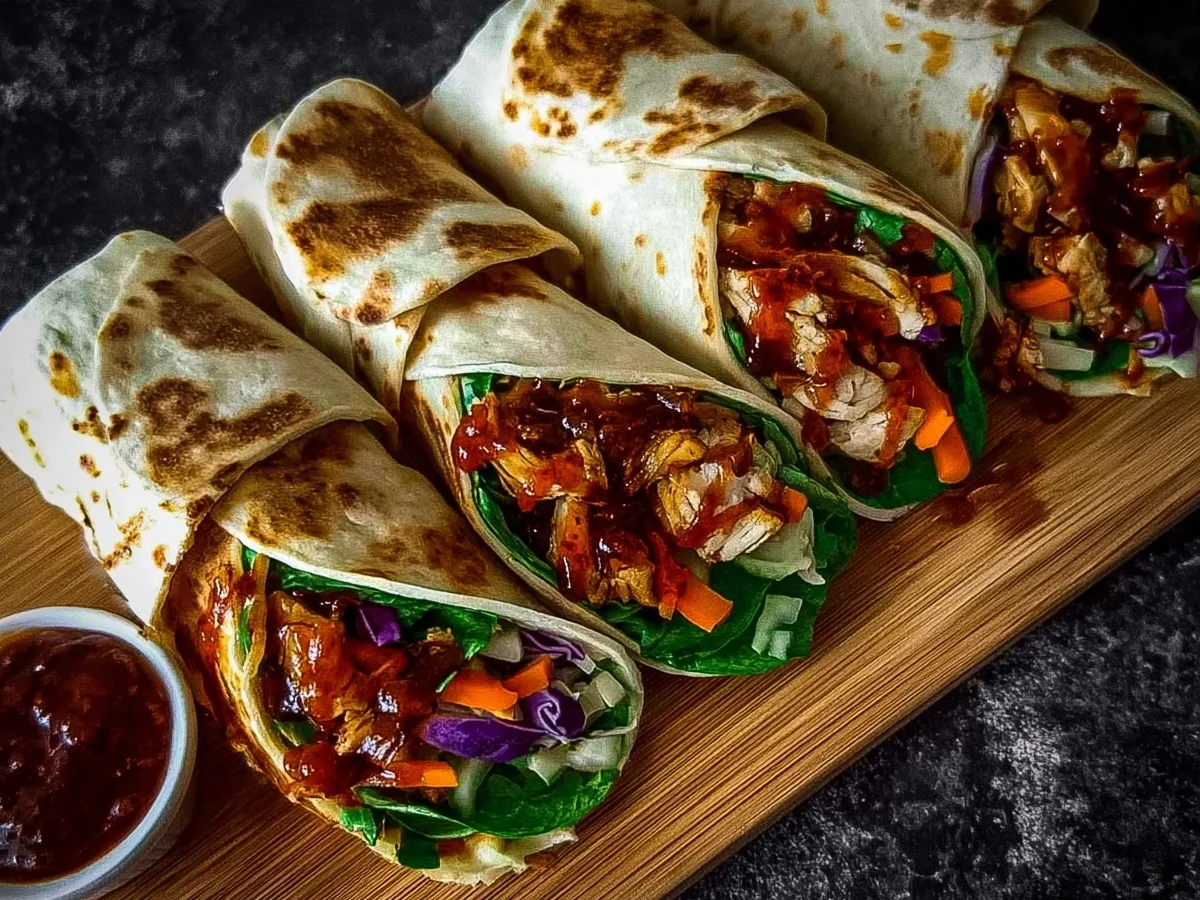 Sweet Chili Chicken Wraps for Meal Prep - Image 2