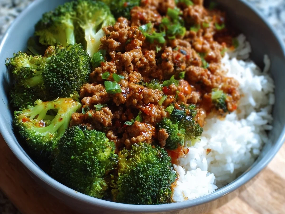 Sweet & Spicy Ground Turkey Broccoli Bowls - Image 2