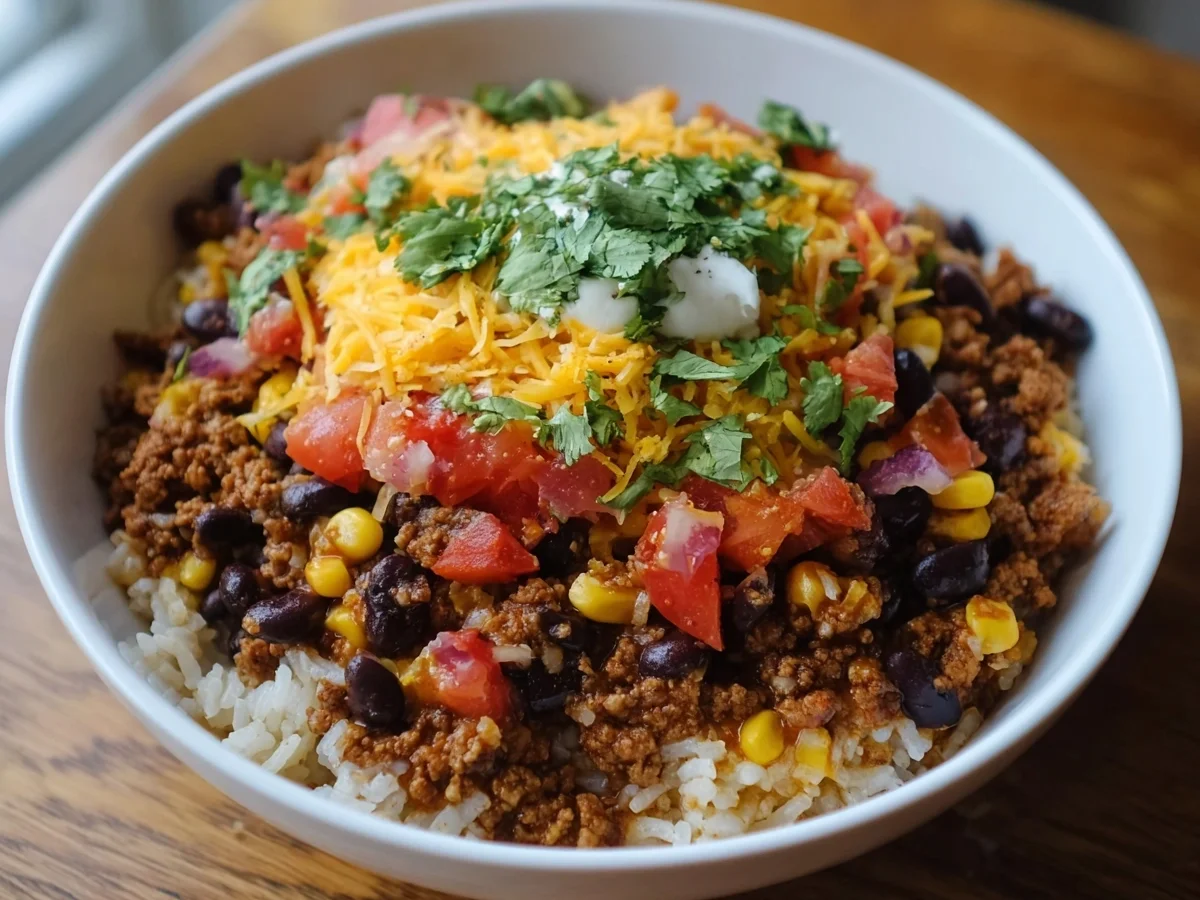 Taco Rice Bowl: Quick Weeknight Dinner - Image 2
