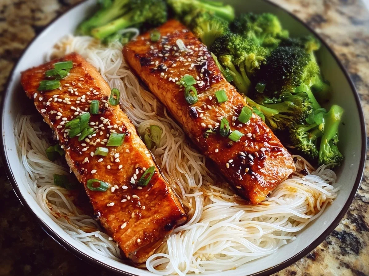 Teriyaki Salmon with Rice Noodles - Image 2