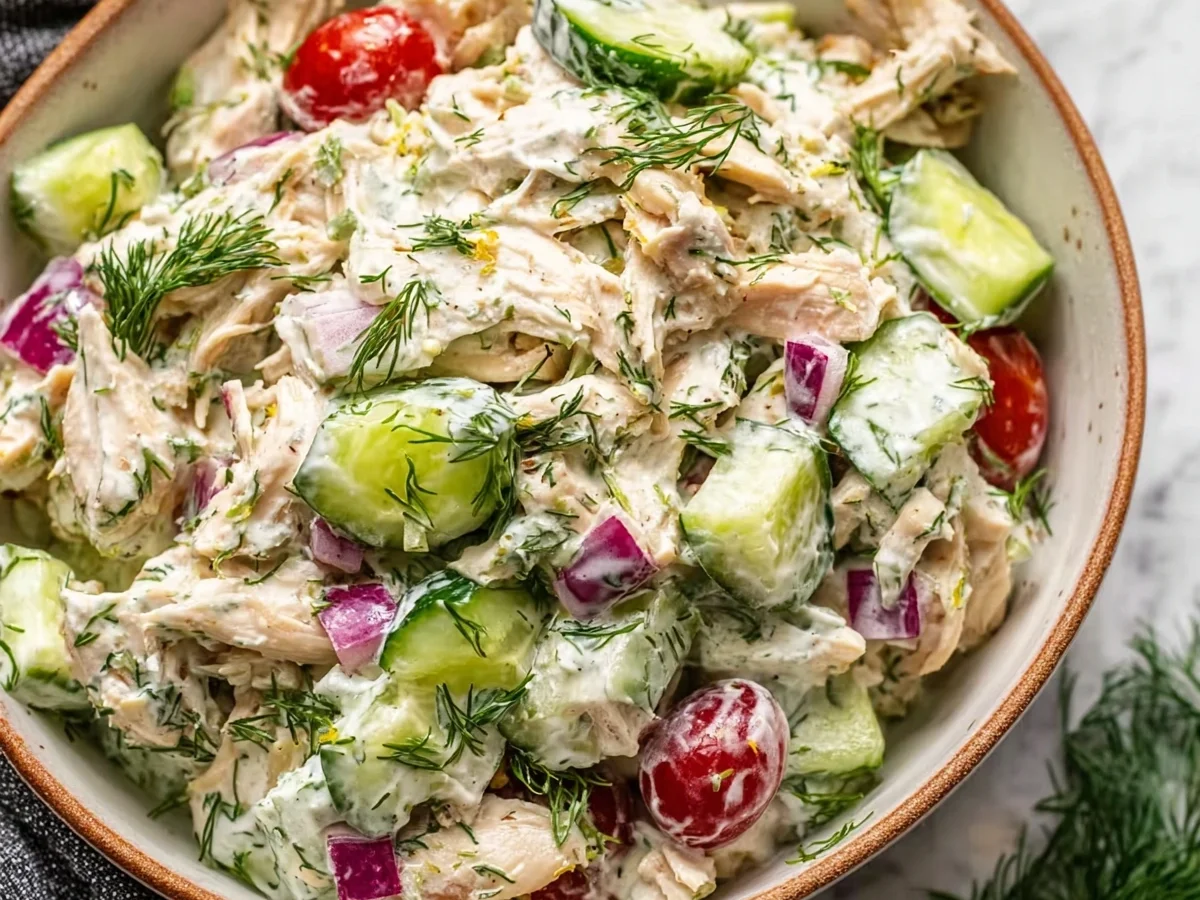 Tzatziki Chicken Salad: High-Protein & Refreshing - Image 2