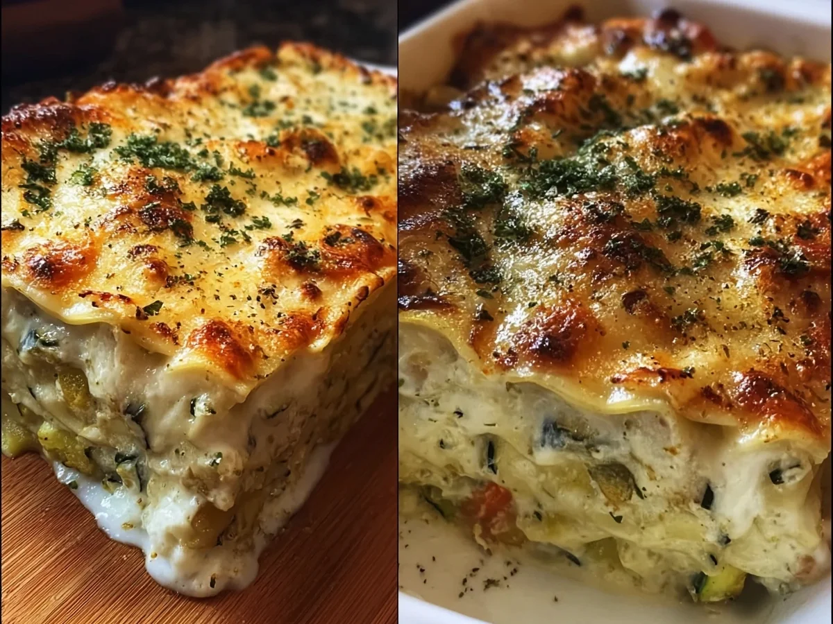 Vegetable Lasagna with White Sauce - Image 2