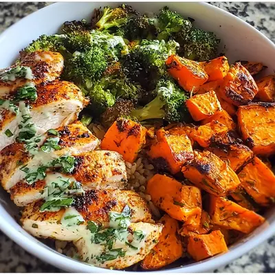 Chicken Sweet Potato Bowl for Meal Prep