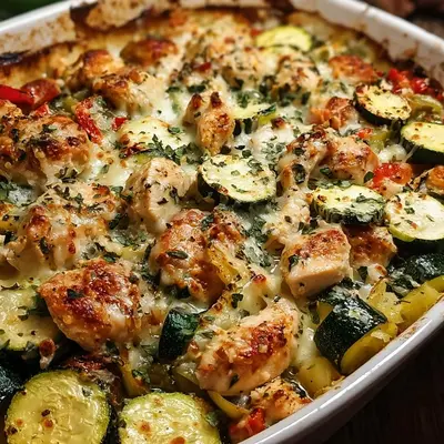 Chicken Zucchini Bake - High Protein Dinner
