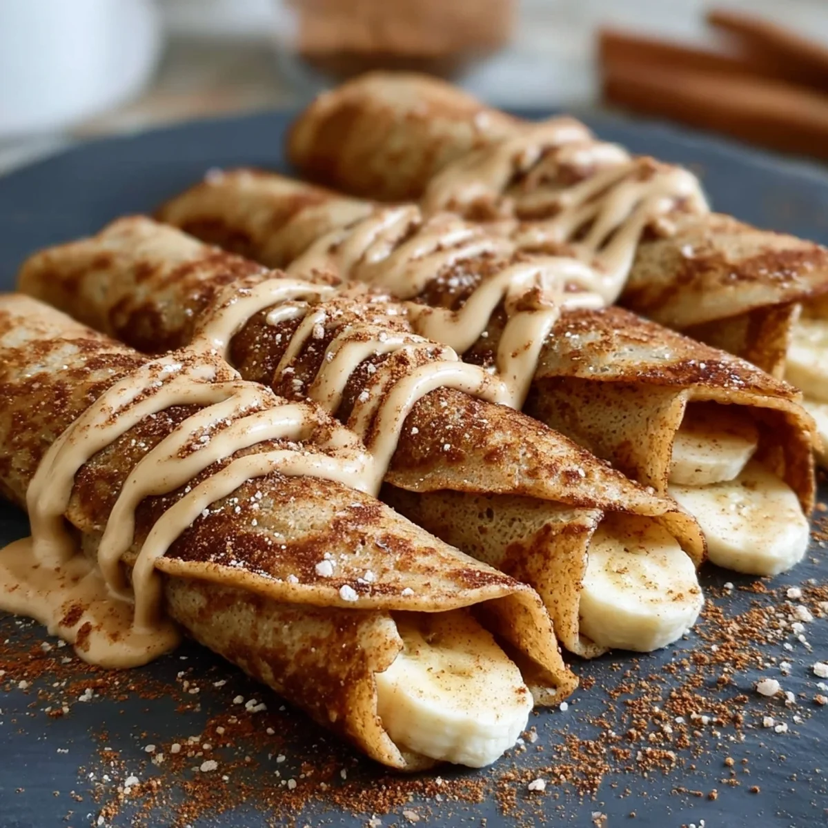Cinnamon Roll Protein Crepes | 40g Protein
