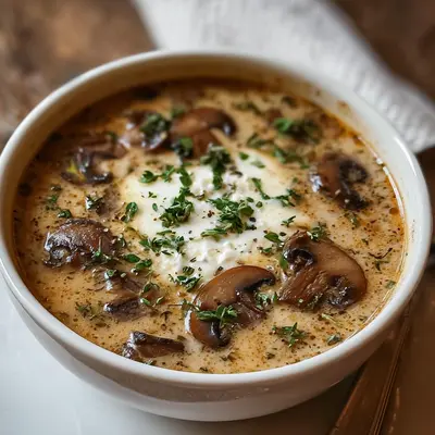 Cottage Cheese Mushroom Soup: Creamy & Healthy