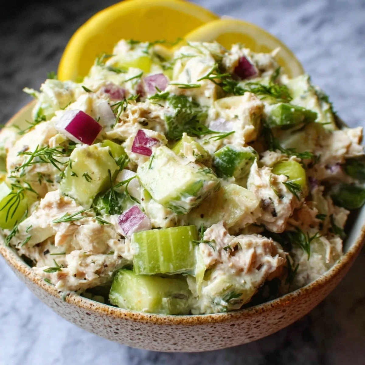 Cottage Cheese Tuna Salad | High Protein Meal Prep