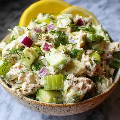 Cottage Cheese Tuna Salad | High Protein Meal Prep