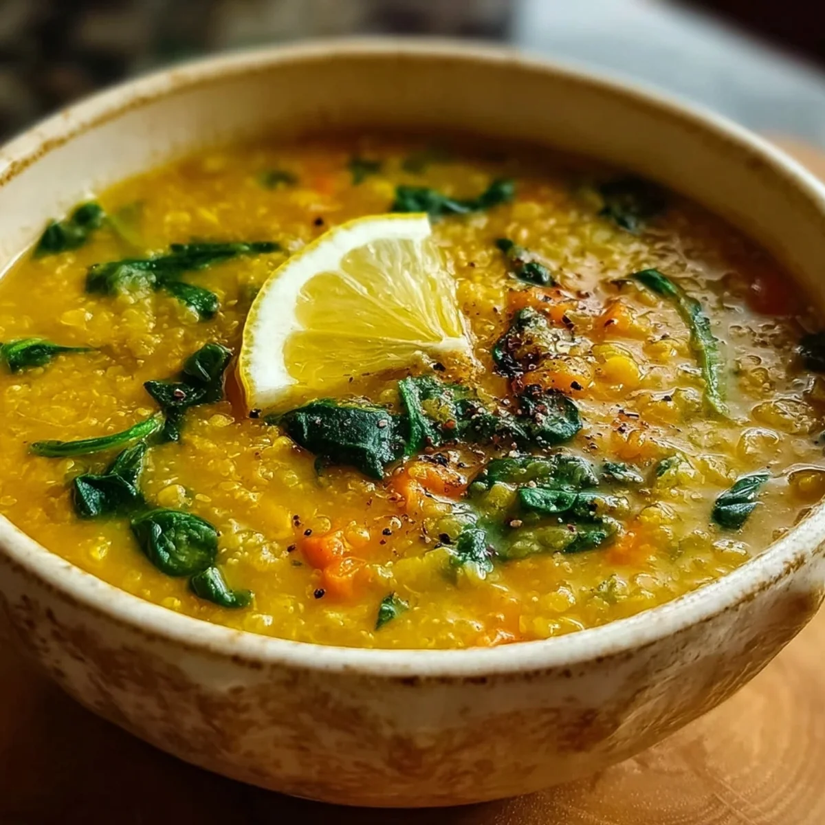 Creamy Lemon Lentil Soup (Anti-Inflammatory)