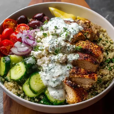Greek Chicken Power Bowl Recipe