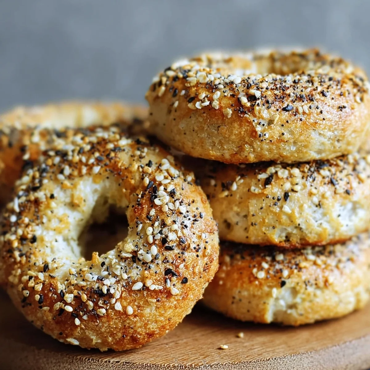 Greek Yogurt Bagels - High Protein Meal Prep