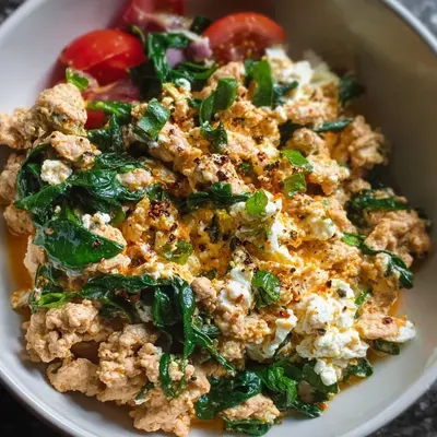 Ground Turkey Cottage Cheese Bowl
