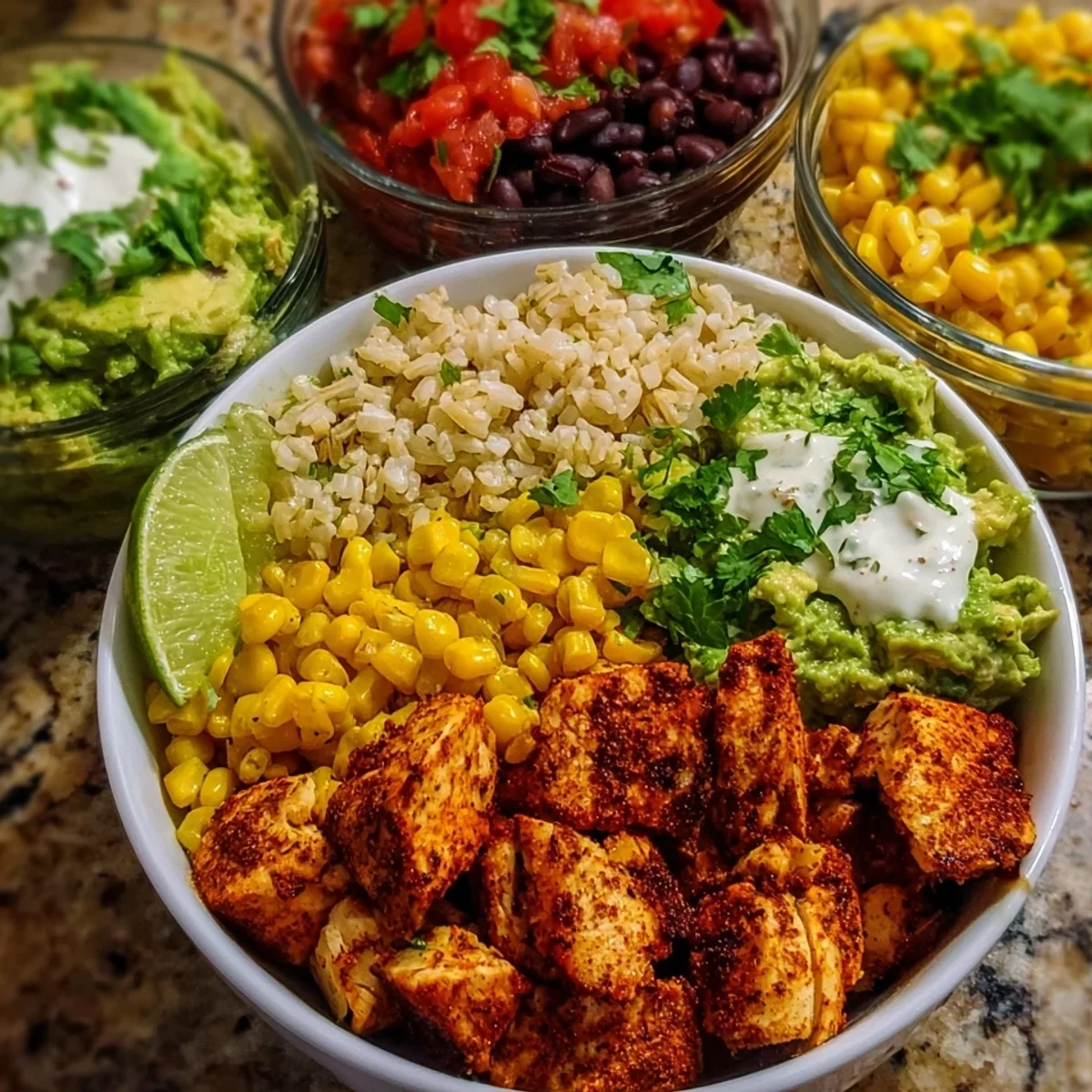 Healthy Chicken Taco Bowls: Quick Dinner