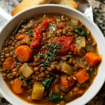 Hearty Lentil Stew: Protein-Packed Dinner