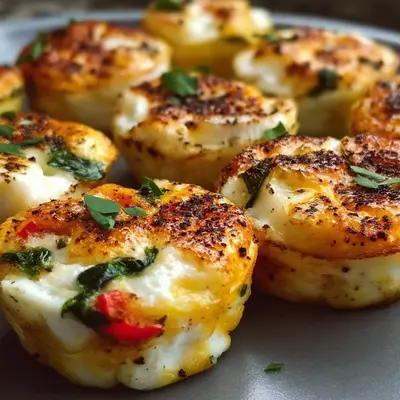 High Protein Egg White Bites for Meal Prep