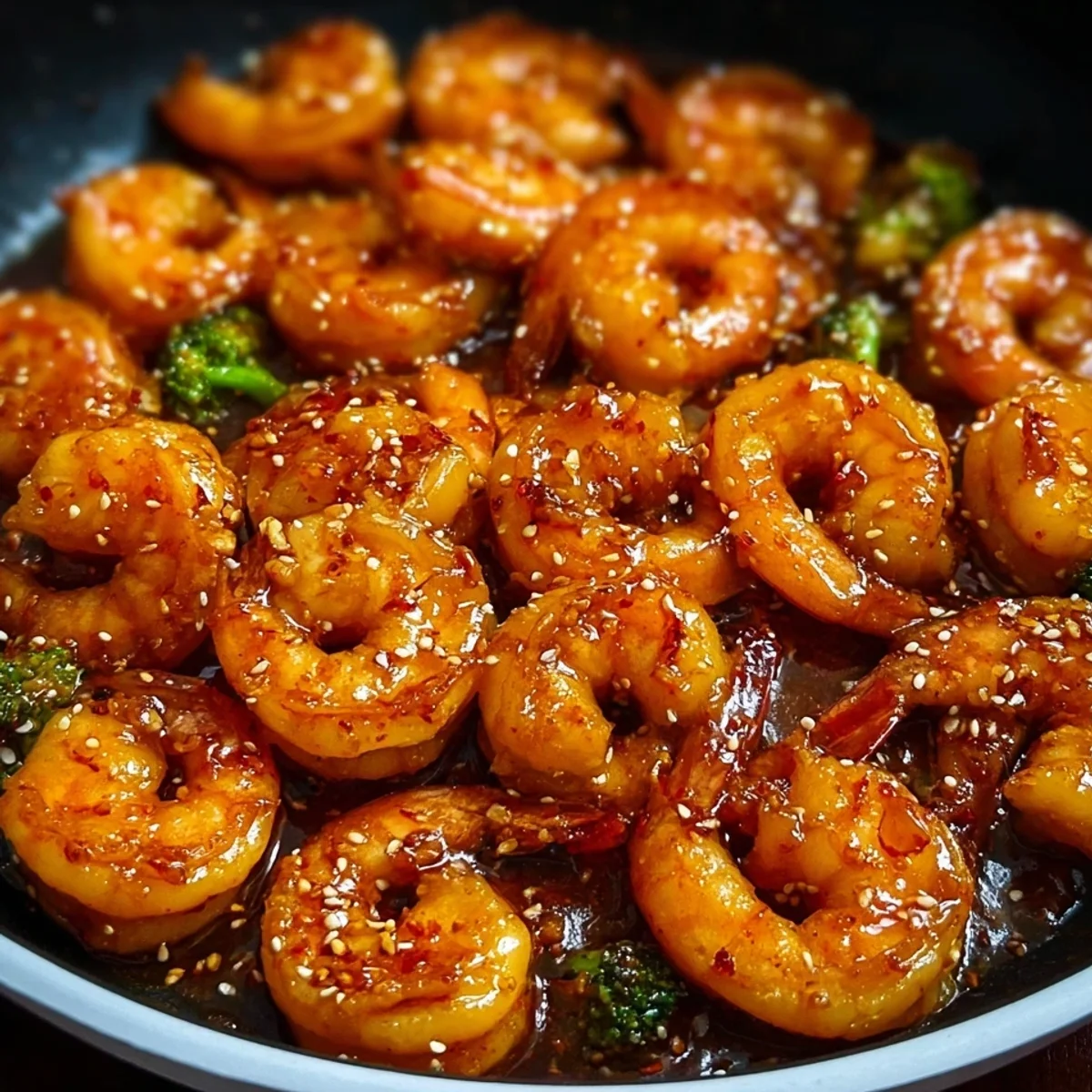 High Protein Honey Garlic Shrimp in 25 Minutes