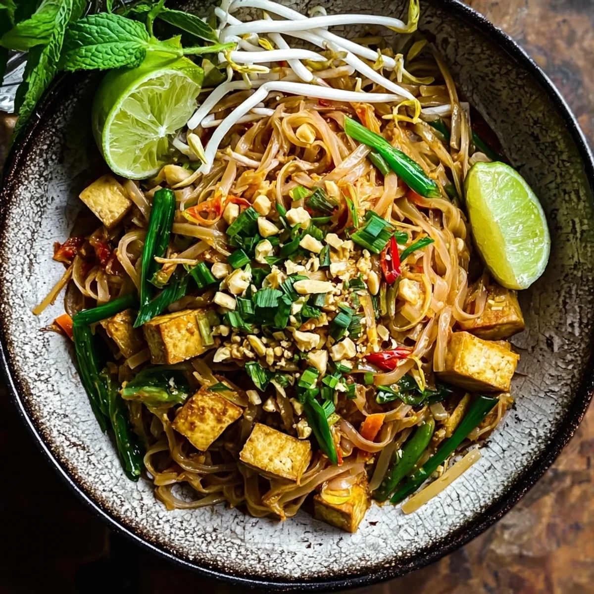 High Protein Tofu Pad Thai