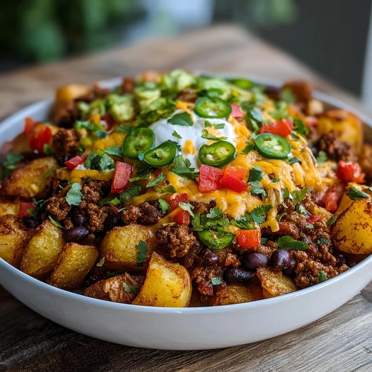 Loaded Potato Taco Bowl - High-Protein Meal Prep